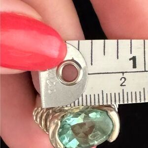 925 Silver Topaz Ring Size 6